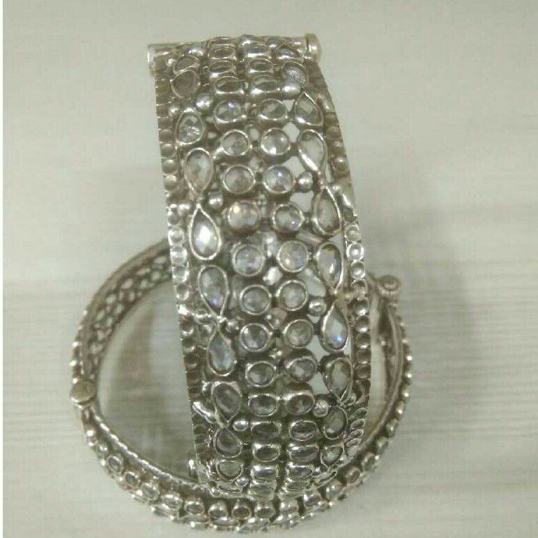 Antique 925 Silver Ladies Kada