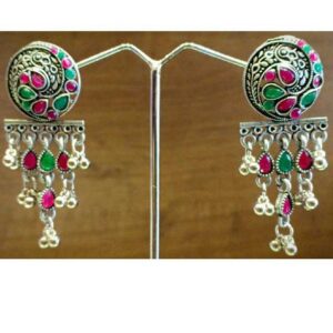 Colorful Stone Fancy Earring
