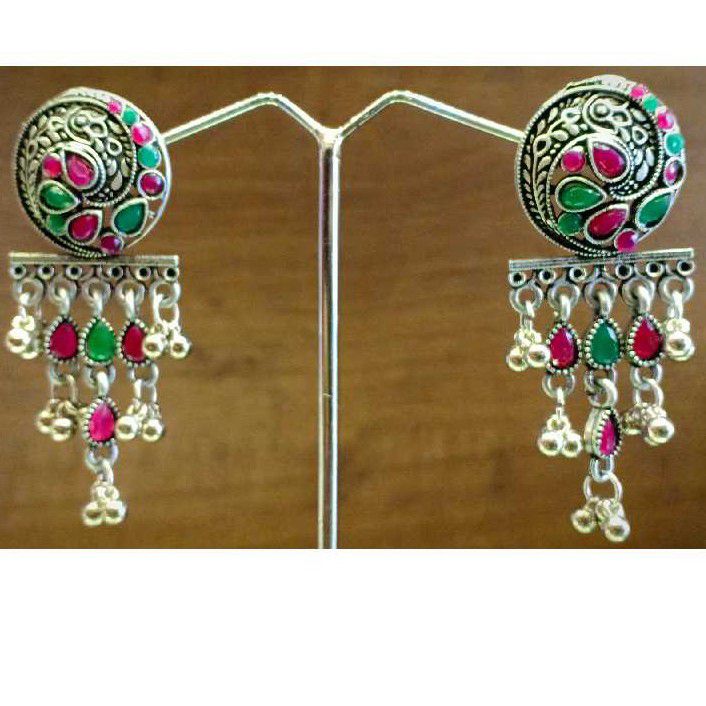 Colorful Stone Fancy Earring