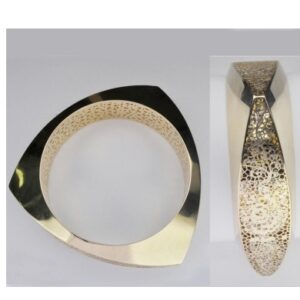 Antique Shape 916 Gold CNC Bangles