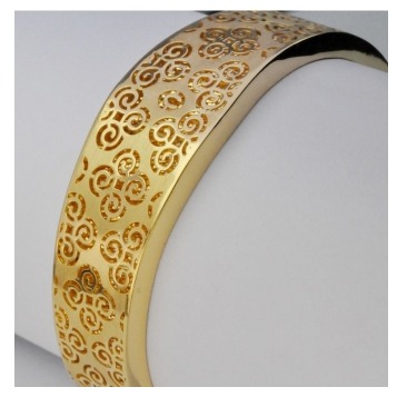 Modern 916 Gold CNC Bangles