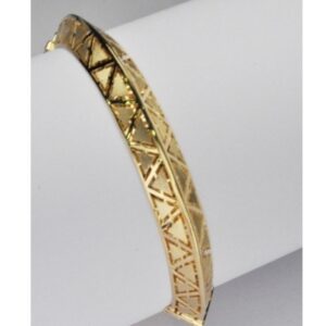 Fancy 916 Gold CNC Ladies Bangles
