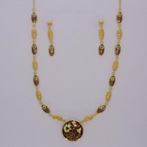 Designer 916 Gold Necklace Set