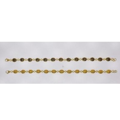 Trendy 916 Gold Ladies Bracelet