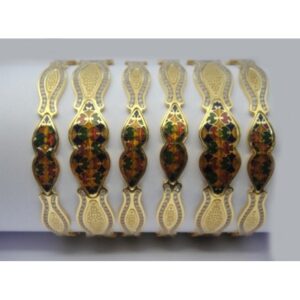 916 GOLD CNC MINA BANGLES