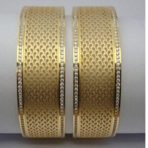 916 Gold CNC Laser Cutting Ladies Bangles