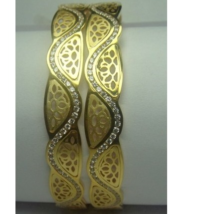 916 GOLD CNC LASER CUTTING BANGLES