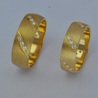 Modern 916 Gold Wedding Band