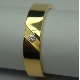 916 GOLD FANCY BAND RING