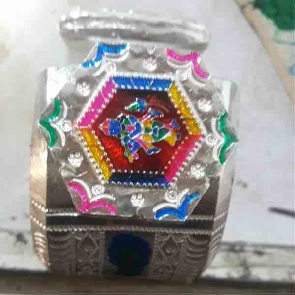silver Gents Indian kada