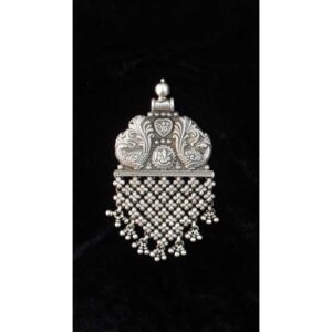 Silver Designer Peacock Style Pendant
