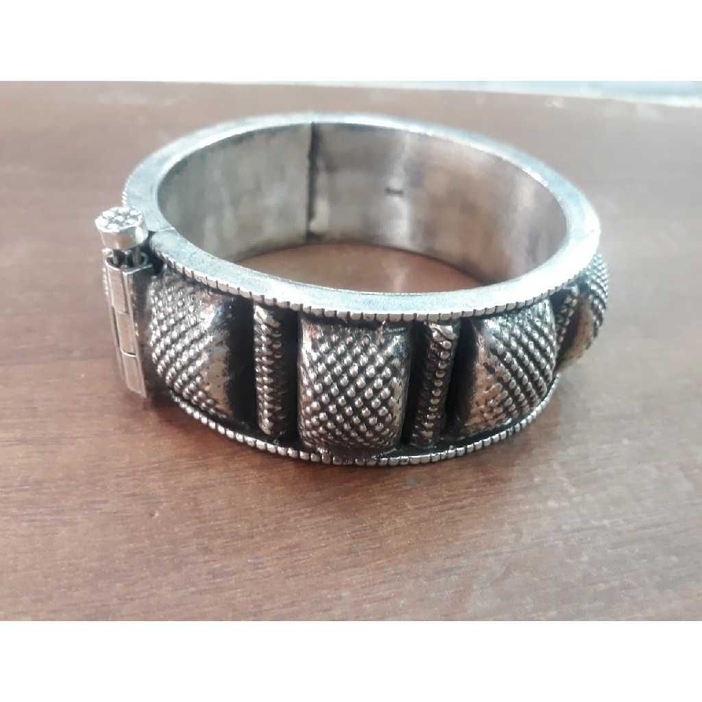 925 Silver Simple Bangle (Kada)