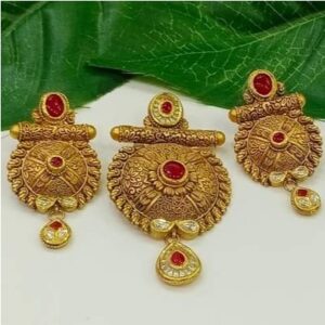 916 Gold antique Pendant Set