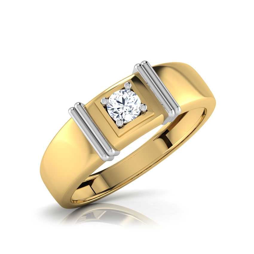 916 Gold Fancy Diamond Ring