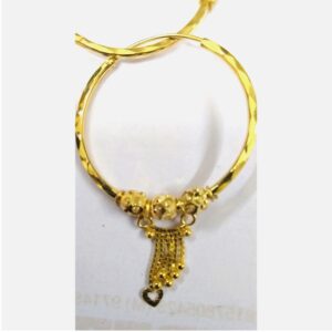 916 Gold Light Weight Latkan Earring