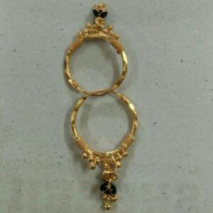 20KT Gold Classic Round Vertical Ladies Bali