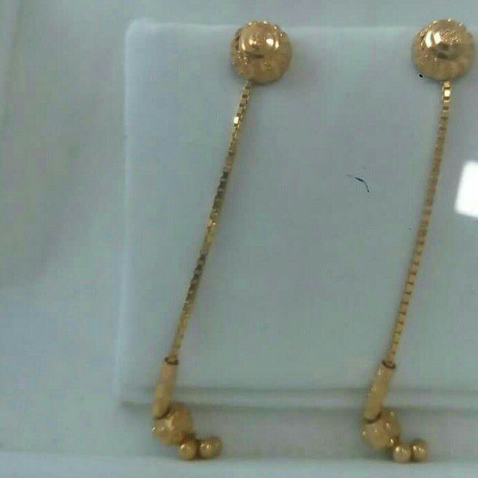 20kt Gold Latkan earrings