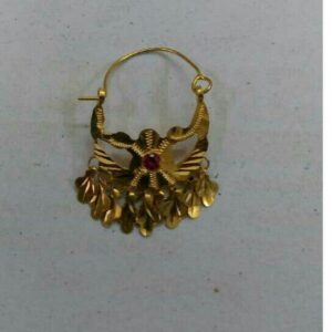 18K Gold Ladies Jhummar Butti