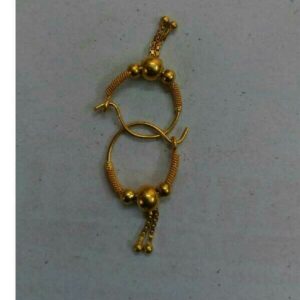 22K / 916 Gold Moti Round Ladies Bali