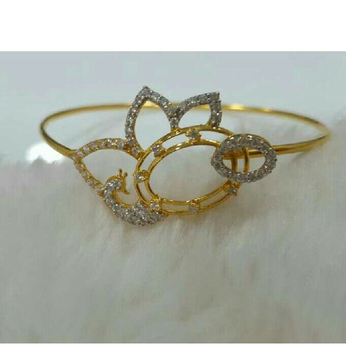 916 Gold Classic Yellow Bracelet ( Kada )