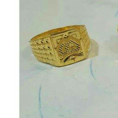 22K / 916 Yellow Gold Gents Simple Ring
