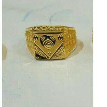 916 Gold Designer Gents Attractive Ring