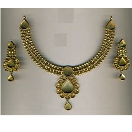22K / 916 Gold Antique Ladies Stunning Necklace Set