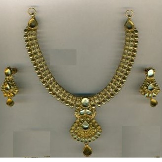 22kt Gold Antique Necklace Set