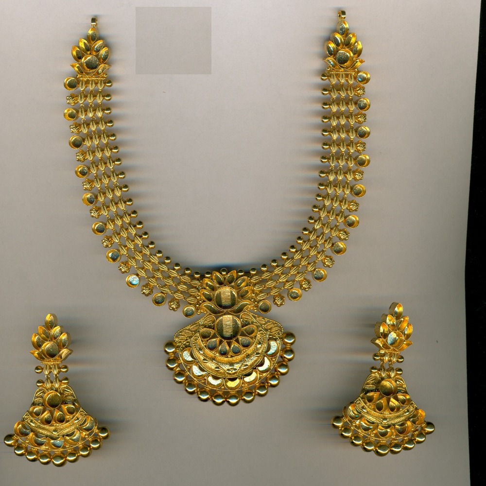 22K/916 Gold Antique  Necklace Set