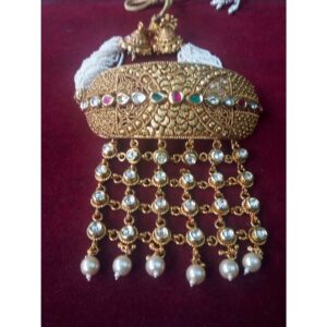 Gold ladies jadau Choker Set