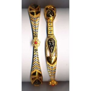 916 Gold Designer Bangles