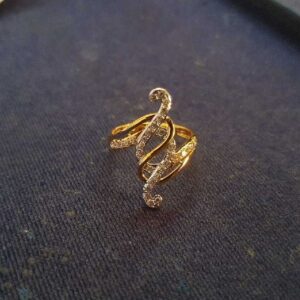 22k Gold Classic Ladies Ring
