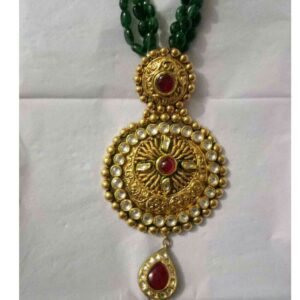 22KT Gold Fancy  Diamond Necklace set