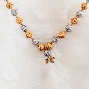 Two tone guaranteed neckless
