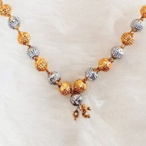 Two tone guaranteed neckless