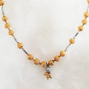 Two tone guaranteed neckless