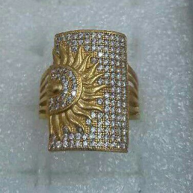 Brass AD Imitation Attractive Ring
