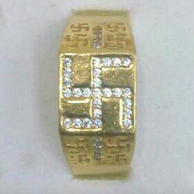 Brass Attractive Gents AD Ring