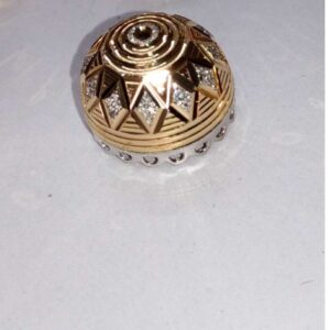 916 Gold Designer Vertical Beads