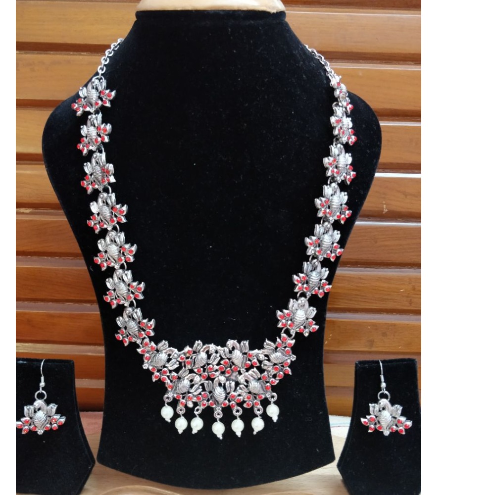 Brass Ladies Indian German Necklace Set