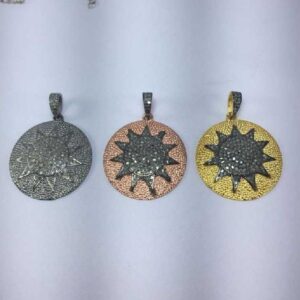 Silver Natural Diamond Pendant