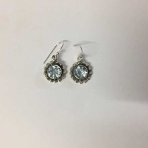 925 Silver Earrings With Diamond