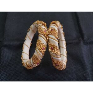 Indian Gold Ladies Flower Kangan