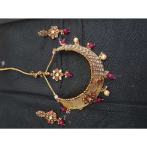 Gold Ladies Indian Special Necklace Set