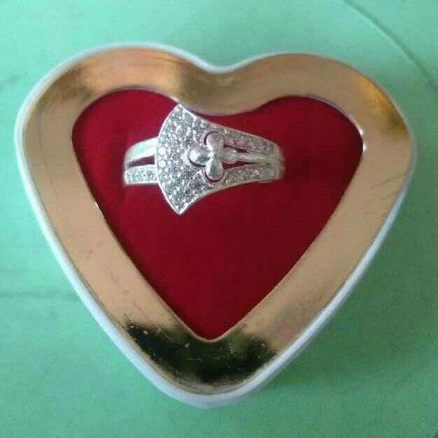 925 Silver Ladies Flower Ring