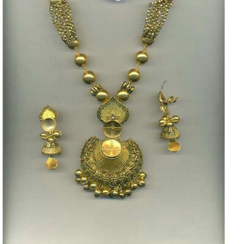 22K/916 Gold Antique Fancy Necklace Set