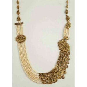 22K/916 Gold Antique Long Necklace