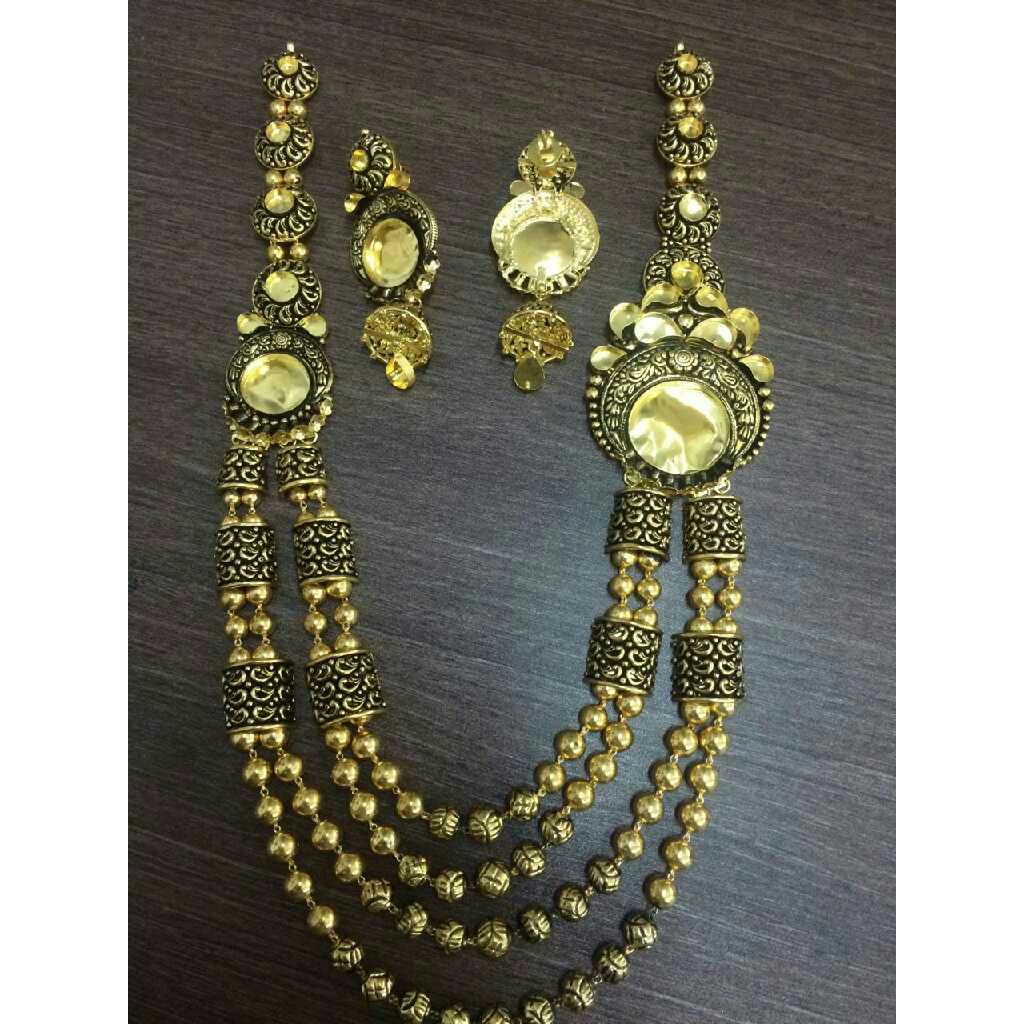 22K / 916 Gold Classic Necklace Set (Toda)