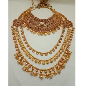 Antique Polki Ladies Necklace Set