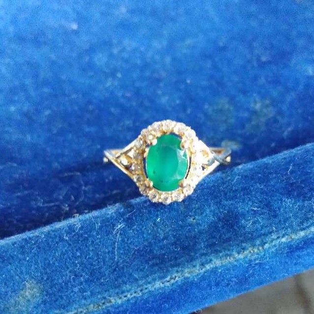 22K / 916 Gold Stone Modern Ladies Ring